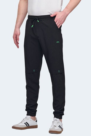Slazenger NADJA IN Erkek Cepli Slim Fit Siyah Eşofman Altı