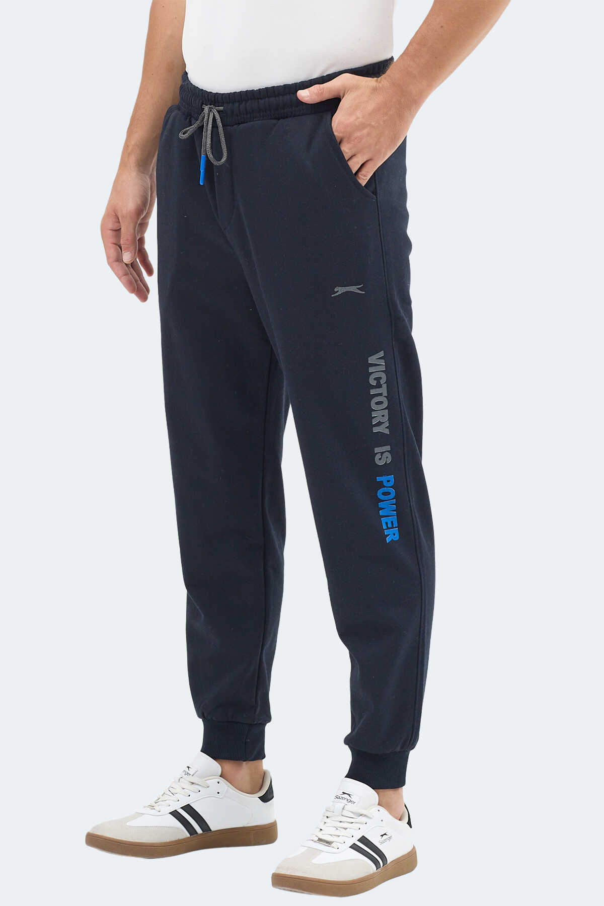 Slazenger - Slazenger NAHAL I Erkek Cepli Lacivert Eşofman Altı