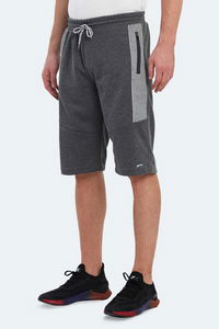 Slazenger - Slazenger NAMRAT IN Erkek Cepli Kapri Koyu Gri Şort