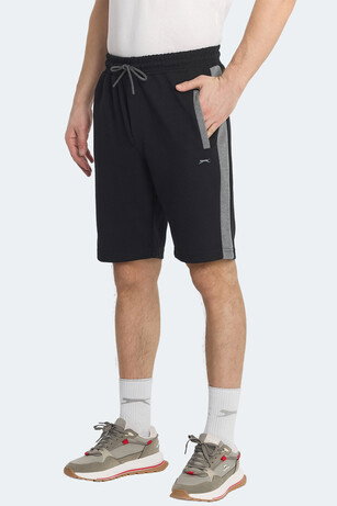 Slazenger NANDO I Erkek Cepli Kapri Siyah Şort 