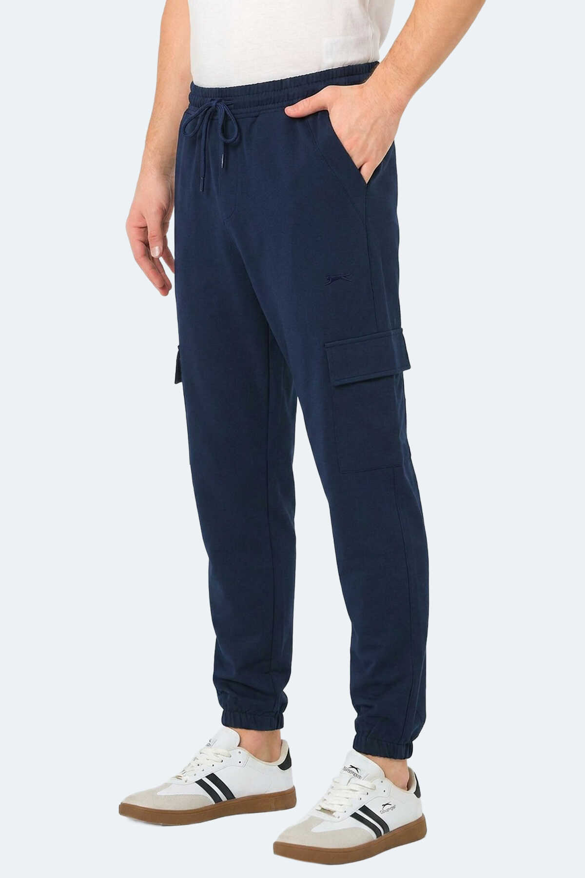 Slazenger - Slazenger NAPOLLA Erkek Cepli Lacivert Eşofman Altı