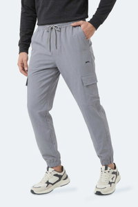 Slazenger - Slazenger NAPOLLA IN Erkek Cepli Gri Eşofman Altı