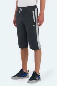 Slazenger - Slazenger NARAYAN IN Erkek Cepli Kapri Koyu Gri Şort