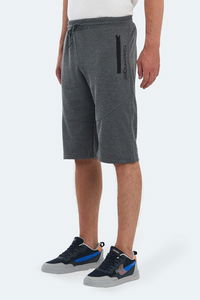 Slazenger - Slazenger NATIVA Erkek Cepli Kapri Koyu Gri Şort Slazenger - Slazenger NATIVA Erkek Cepli Kapri Koyu Gri Şort