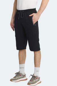 Slazenger - Slazenger NATIVA Erkek Cepli Kapri Siyah Şort Slazenger - Slazenger NATIVA Erkek Cepli Kapri Siyah Şort