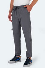 Slazenger - Slazenger NATOXI I Erkek Cepli Koyu Gri Eşofman Altı