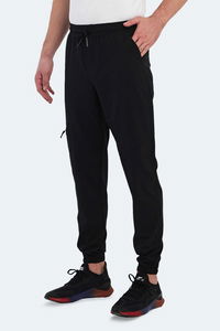 Slazenger - Slazenger NATOXI I Erkek Cepli Siyah Eşofman Altı Slazenger - Slazenger NATOXI I Erkek Cepli Siyah Eşofman Altı