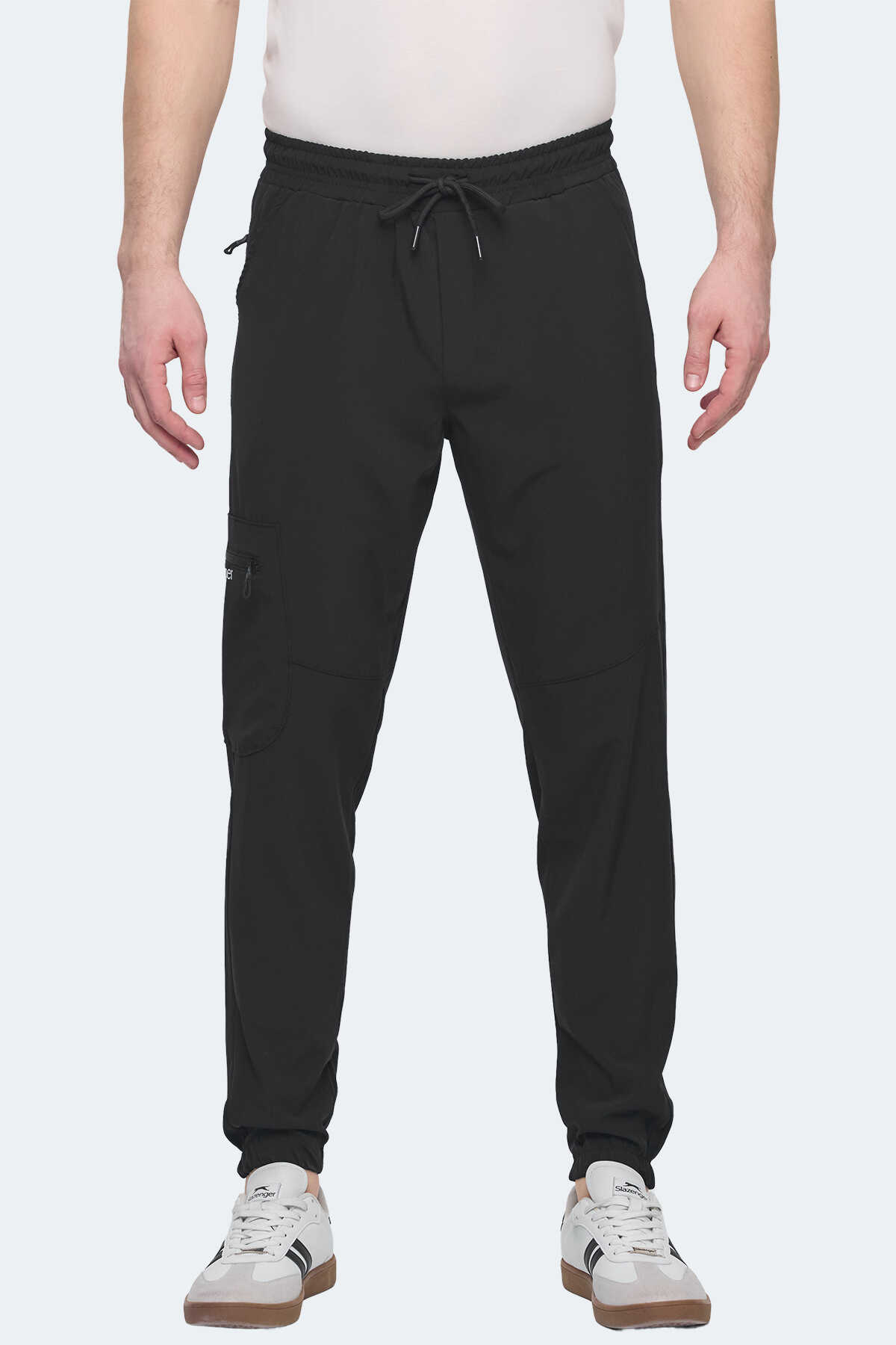 Slazenger NATOXI I Erkek Cepli Siyah Eşofman Altı - 2