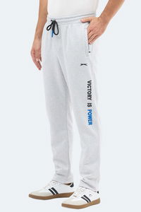 Slazenger - Slazenger NAUM I Erkek Cepli Gri Eşofman Altı