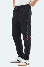 Slazenger - Slazenger NAUM I Erkek Cepli Siyah Eşofman Altı