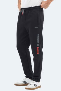 Slazenger - Slazenger NAUM I Erkek Cepli Siyah Eşofman Altı Slazenger - Slazenger NAUM I Erkek Cepli Siyah Eşofman Altı