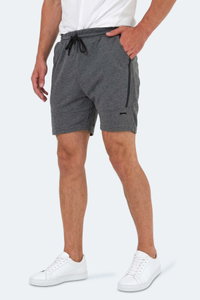Slazenger - Slazenger NAZAIRE IN Erkek Cepli Fıtness Koyu Gri Şort