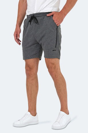 Slazenger NAZAIRE IN Erkek Cepli Fıtness Koyu Gri Şort 