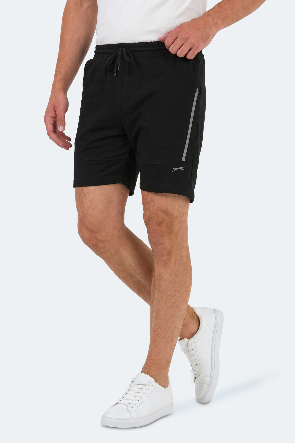 Slazenger - Slazenger NAZAIRE IN Erkek Şort Siyah