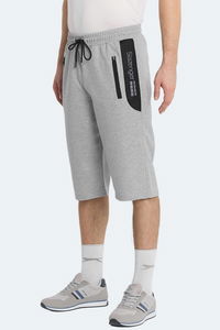 Slazenger - Slazenger NEACEL Erkek Cepli Kapri Gri Şort Slazenger - Slazenger NEACEL Erkek Cepli Kapri Gri Şort