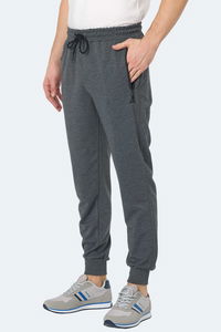 Slazenger - Slazenger NEAL KTN Erkek Fermuar Cepli Koyu Gri Eşofman Altı Slazenger - Slazenger NEAL KTN Erkek Fermuar Cepli Koyu Gri Eşofman Altı