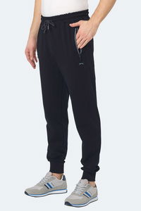 Slazenger - Slazenger NEAL KTN Erkek Fermuar Cepli Lacivert Eşofman Altı