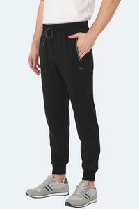 Slazenger - Slazenger NEAL KTN Erkek Fermuar Cepli Siyah Eşofman Altı Slazenger - Slazenger NEAL KTN Erkek Fermuar Cepli Siyah Eşofman Altı