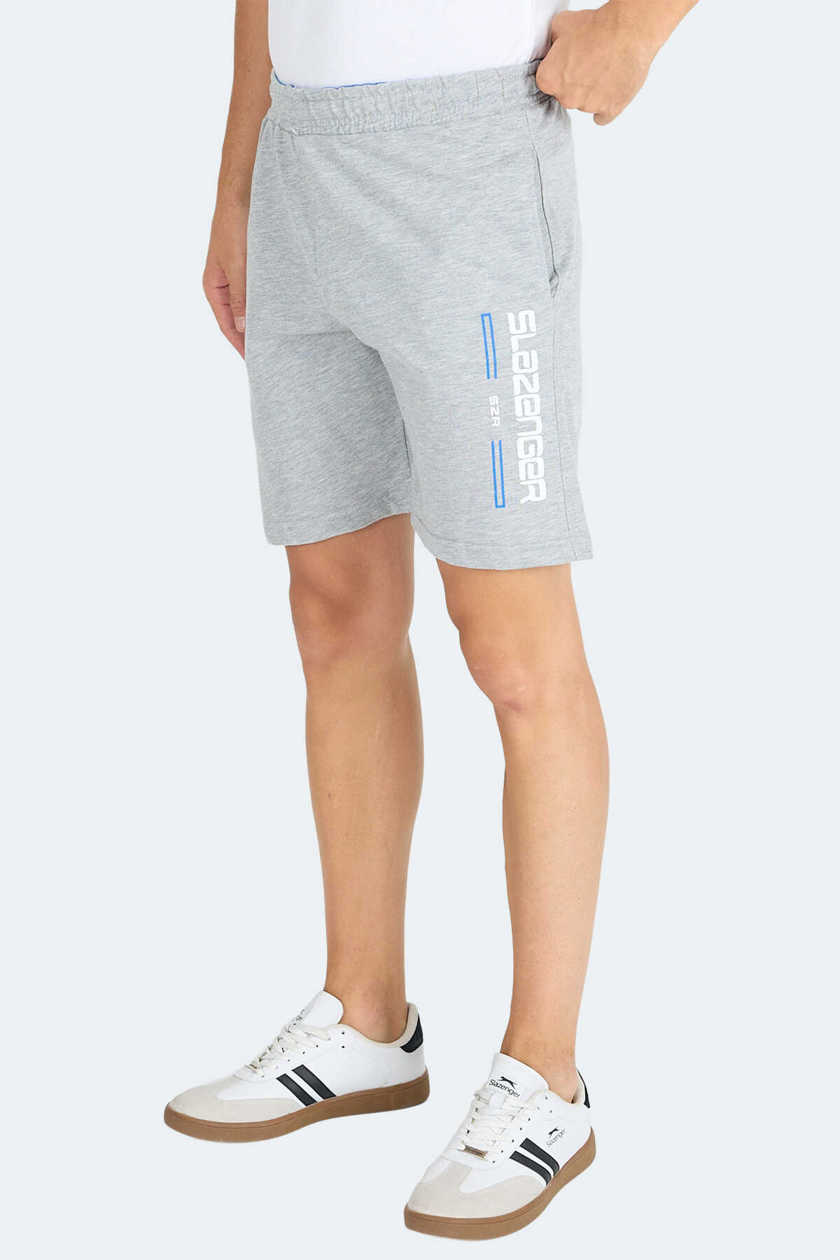 Slazenger - Slazenger NEBO I Erkek Şort Gri