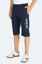 Slazenger - Slazenger NEBO I Erkek Cepli Kapri Lacivert Şort
