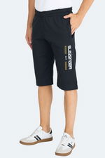 Slazenger - Slazenger NEBO I Erkek Cepli Kapri Siyah Şort