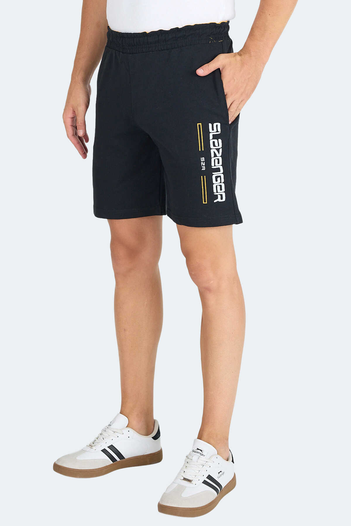 Slazenger - Slazenger NEBO I Erkek Şort Siyah
