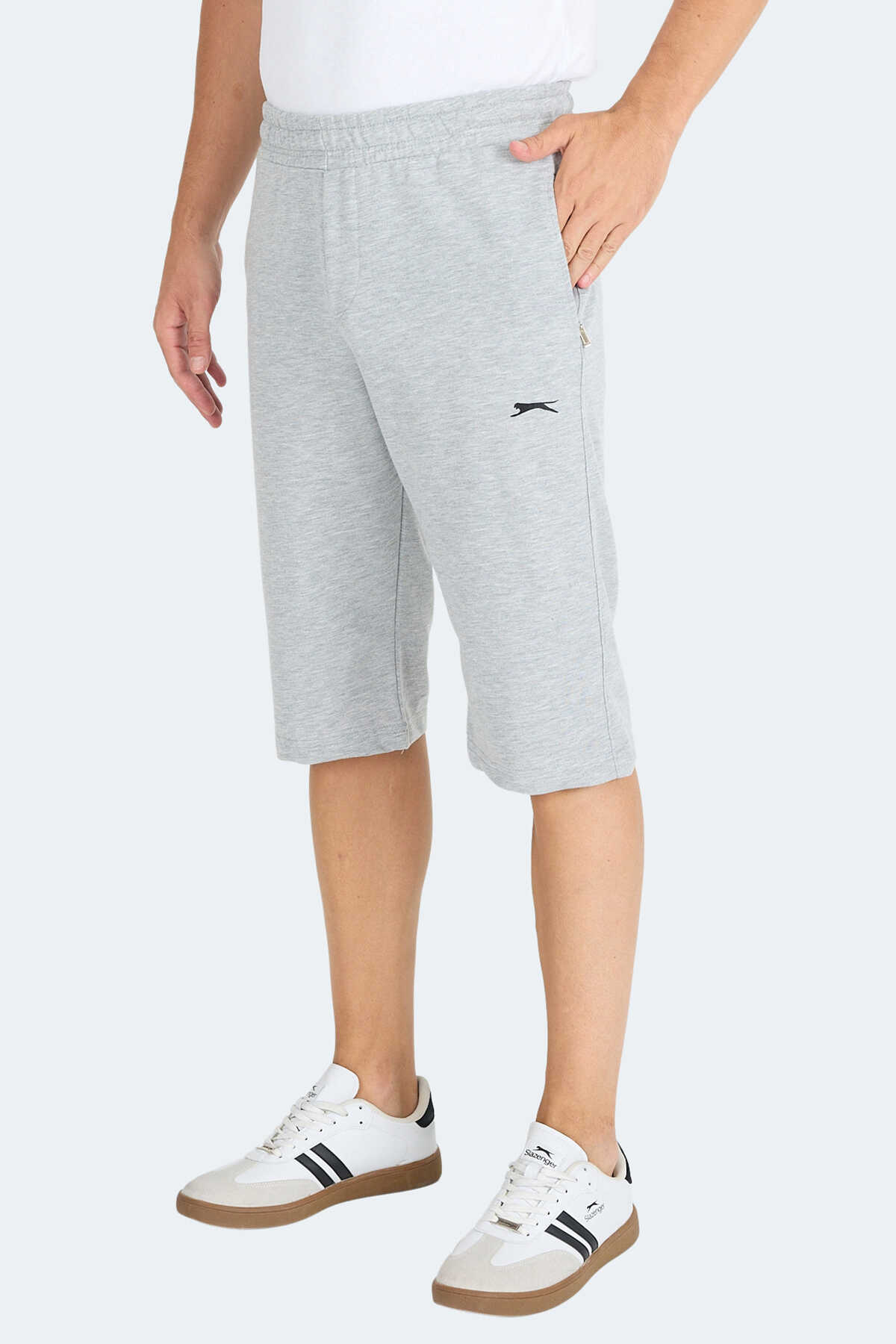 Slazenger - Slazenger NECK I Erkek Şort Gri