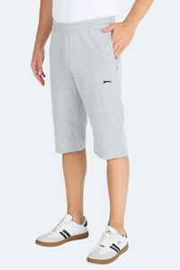 Slazenger - Slazenger NECK I Erkek Cepli Kapri Gri Şort Slazenger - Slazenger NECK I Erkek Cepli Kapri Gri Şort