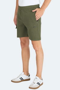 Slazenger - Slazenger NECK I Erkek Fermuar Cepli Haki Şort Slazenger - Slazenger NECK I Erkek Fermuar Cepli Haki Şort
