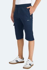 Slazenger - Slazenger NECK I Erkek Cepli Kapri Lacivert Şort