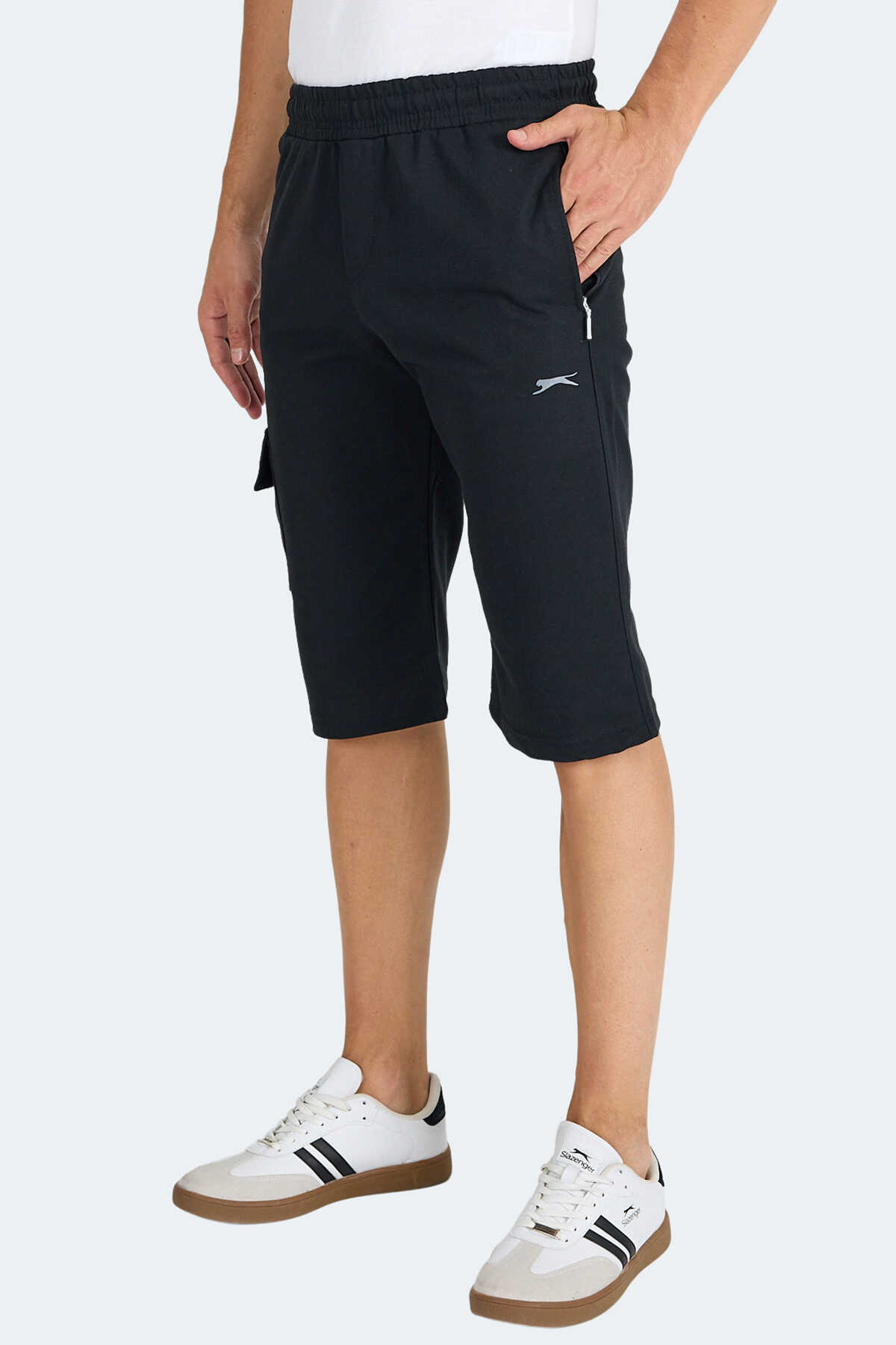 Slazenger - Slazenger NECK I Erkek Şort Siyah