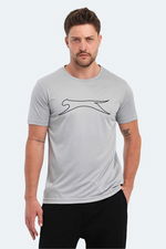 Slazenger - Slazenger NELLE IN Erkek Gri Tişört Slazenger - Slazenger NELLE IN Erkek Gri Tişört