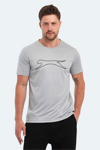 Slazenger - Slazenger NELLE IN Erkek Gri Tişört Slazenger - Slazenger NELLE IN Erkek Gri Tişört
