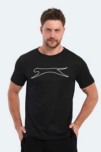 Slazenger - Slazenger NELLE IN Erkek Siyah Tişört Slazenger - Slazenger NELLE IN Erkek Siyah Tişört