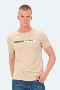 Slazenger - Slazenger NELS IN Erkek Bej Tişört Slazenger - Slazenger NELS IN Erkek Bej Tişört