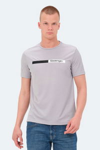 Slazenger - Slazenger NELS IN Erkek Gri Tişört Slazenger - Slazenger NELS IN Erkek Gri Tişört