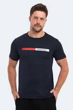 Slazenger - Slazenger NELS IN Erkek Lacivert Tişört