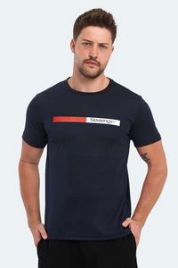 Slazenger - Slazenger NELS IN Erkek Lacivert Tişört Slazenger - Slazenger NELS IN Erkek Lacivert Tişört