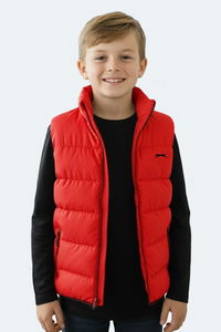 Slazenger - Slazenger NEPTUNE IN Unisex Çocuk Şişme Kırmızı Yelek