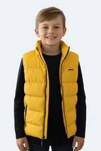 Slazenger - Slazenger NEPTUNE IN Unisex Çocuk Şişme Sarı Yelek