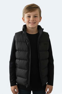 Slazenger - Slazenger NEPTUNE IN Unisex Çocuk Şişme Siyah Yelek