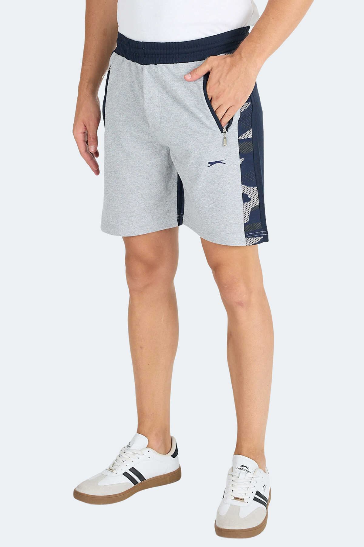 Slazenger - Slazenger NERO I Erkek Şort Gri