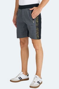 Slazenger - Slazenger NERO I Erkek Cepli Fıtness Koyu Gri Şort