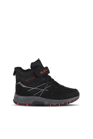 Slazenger NESKE IN Erkek Çocuk Cırt Cırtlı Siyah / Kırmızı Bot