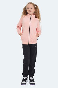 Slazenger - Slazenger NEXT IN Kız Çocuk Fermuarlı Dik Yaka Cepli Pudra Eşofman Takımı Slazenger - Slazenger NEXT IN Kız Çocuk Fermuarlı Dik Yaka Cepli Pudra Eşofman Takımı