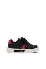 Slazenger - Slazenger NIGEL Siyah / Kırmızı Günlük Spor Ayakkabısı