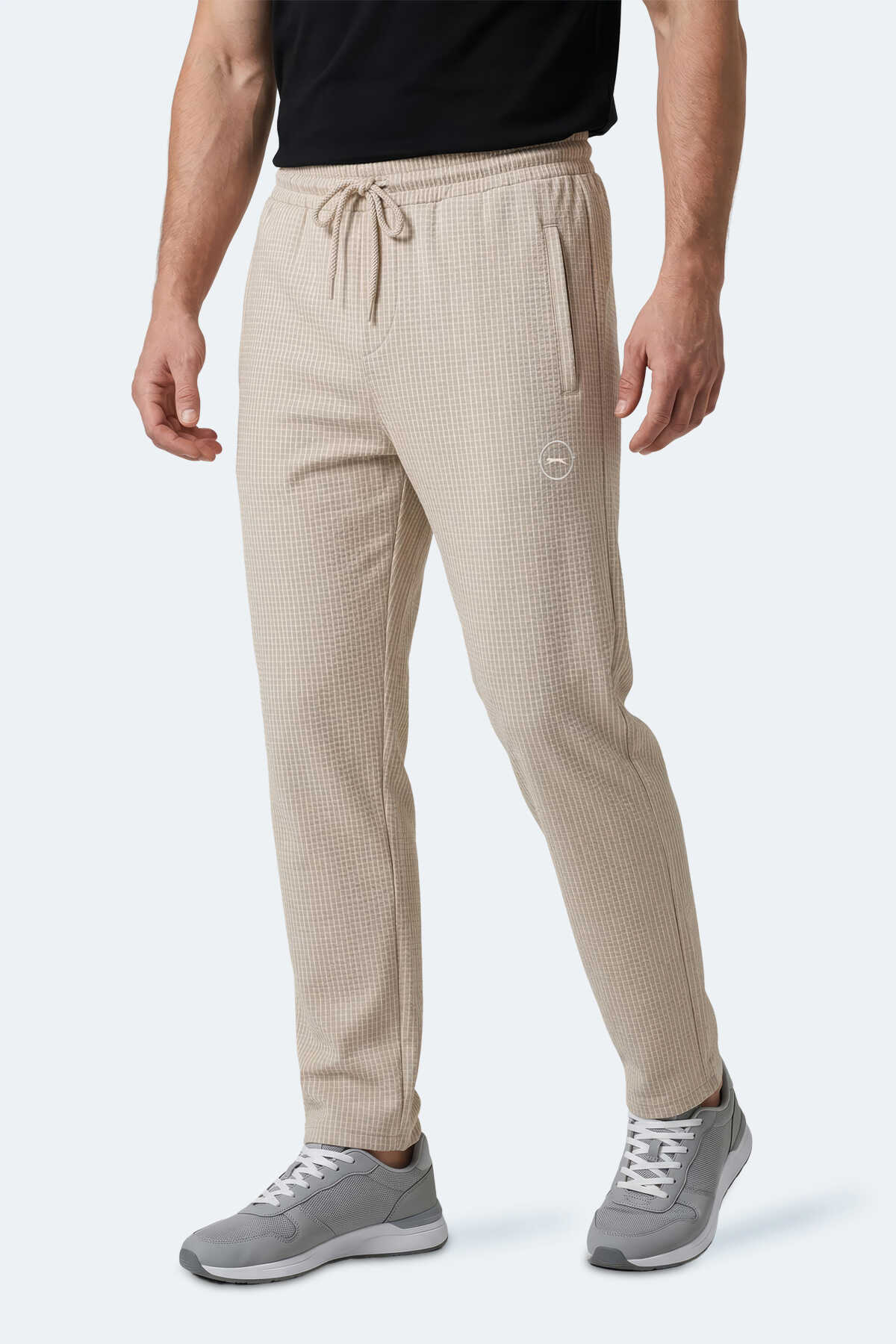 Slazenger - Slazenger NIKITA Erkek Bej Eşofman Altı