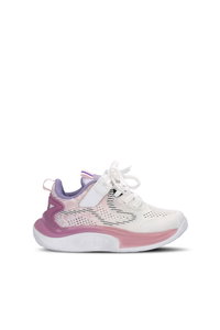 Slazenger - Slazenger NITRO Kız Çocuk Beyaz / Lila Günlük Spor Ayakkabısı