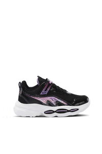 Slazenger - Slazenger NOBLE I Kız Çocuk Cırt Cırtlı Siyah Günlük Spor Ayakkabısı