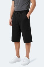 Slazenger - Slazenger NOCTURA Erkek Kapri Siyah Şort